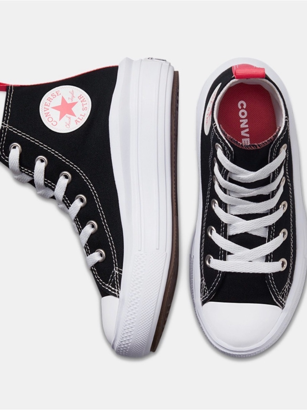 Converse CTAS Move Hi - Black/Pink/White